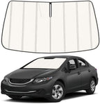 Windshield Sun Shade for Honda Civic 2012-2015, Accordion Folding Design by Fonowka
