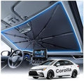 2026 Upgraded Windshield Sun Shade Umbrella for Toyota Corolla [Precision Custom Fit, Superior UV & Heat Block] Cooling Tech Fabric, Durable Foldable with Storage Bag, Fits 2000-2026 by Unknown