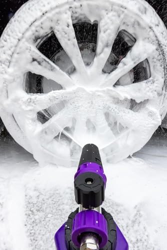 Brug's™ Pro Foam Cannon Clear Edition V2 - Professional Car Wash Foam Gun for Pressure Washer - Adjustable Spray Blaster, 1.1mm Orafice, Wide Neck Bottle, 1/4" Quick Connector - Snow Foam Cannon - Image 5