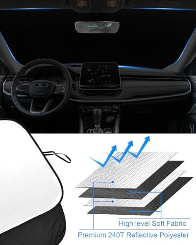 Foldable Front Windshield Sunshade fit for Jeep Compass 2017-2025 - Image 5