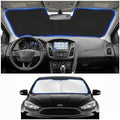 Custom Fit Windshield Sun Shade for Ford Focus 2012-2018 by Unknown