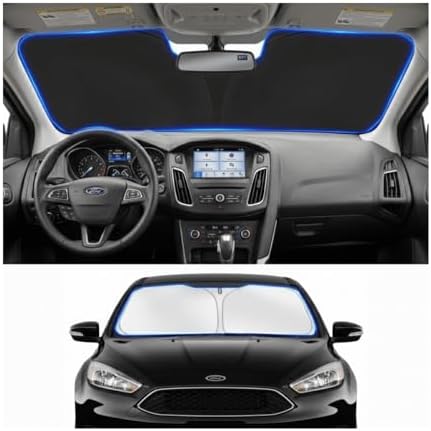 Custom Fit Windshield Sun Shade for Ford Focus 2012-2018 by Unknown