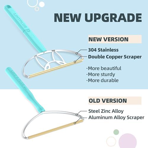 Flex MAX & Pro Pet Hair Remover Kit By LINTPLUS - Dog & Cat Hair Removal Tool for Furniture, Carpets, Rugs & Couches - Easy to Use, Reusable Carpet Scraper for Pet Hair - Image 2