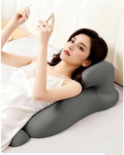 Intimate Pillow for Couples, Enhanced Support Memory Foam Triangle Wedge Pillow, Adjustable Ergonomic Positioning Cushion, Extra Large Adult Game & Bed Support Pillow (Beige) - Image 5