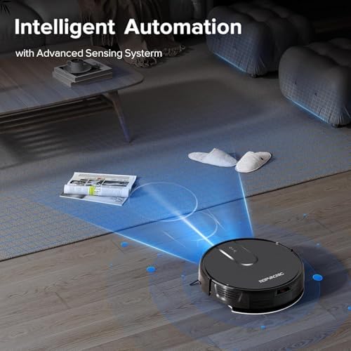 ROPVACNIC Robot Vacuum and Mop Combo 5200Pa Suction Robotic Cleaner - Image 4