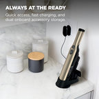 Shark WANDVAC Cordless Hand Vacuum, Lightweight & Portable at 1.4 lbs., Powerful Suction, Charging Dock, One-Touch Empty for Car & Home, French Gold, WV201GD - Image 2