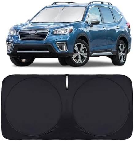Custom Fit 2019-2024 2025 Subaru Forester SUV, Crossover, Base, Premium, Sport, Limited Sun Visor Accessories Sun Shade Sunshade Windshield Cover, Window Shade for Forester Blocks UV Protector Shield by INSAUTO