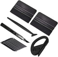 Gomake Vehicle Vinyl Wrap Window Tint Film Tool Kit Include 4 Inch Felt Squeegee, Retractable 9mm Utility Knife and Blades, Zippy Vinyl Cutter and Mini Go Corner Squeegee for Car Wrapping (5 Tools) by Gomake