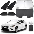TINGLU Window Shades for Toyota Camry 2018-2024 Accessories Car Side Full Windows Rear Triangular Windshield Sun Shade Sun UV Rays & Privacy Protection for Camping,Napping,and Relaxing 6PCS by TINGLU