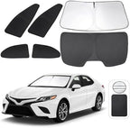 TINGLU Window Shades for Toyota Camry 2018-2024 Accessories Car Side Full Windows Rear Triangular Windshield Sun Shade Sun UV Rays & Privacy Protection for Camping,Napping,and Relaxing 6PCS by TINGLU