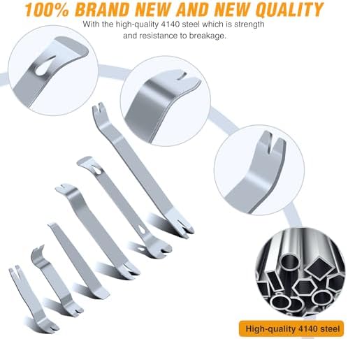 GOOACC 6PCS Metal Trim Removal Tool Auto Pry Tool Kit - Image 3