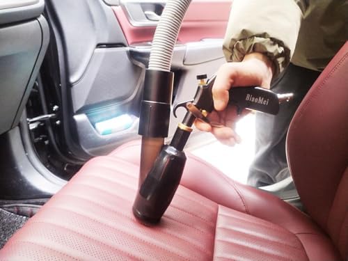 Car Interior Detailing Air Blow Gun &vacunm Gun,Cleaning Gun Quickly Blasts Dirt and Dust from Surface Works with Air Compressor(Upgrade Aluminium Rotate Tube) 2IN1 - Image 4
