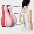 Adult Memory Cotton Ergonomic Wedge Prone Pillow, Bed Pillow, Relieve Back, Neck and Leg Pain, Suitable for Massage, Reading, Intimate Couples with Detachable Washable Pillowcase (Pink). - Image 6