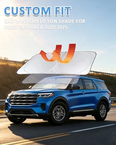 Sunshade for Ford Explorer 2020-2026 Windshield Sun Shade Protector - Image 3