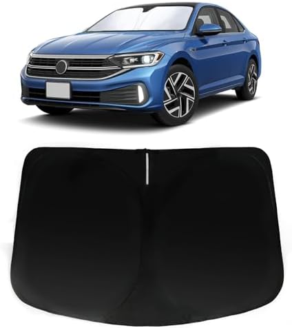 Windshield Sun Shade for Volkswagen 2019-2024 2025 VW Jetta by PAIMOHO