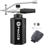 PWACCS Pressure Washer Foam Cannon Dual Connector, Adjustable Foam Blaster by PWACCS