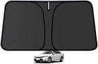Civic Customized Windshield Sun Shade for 2022-2025 2026 Civic LX/EX/EX-L/Touring (Not for 2022 Sport) Sedan Front Window Sunshade Visor Protector Foldable Blocks UV Rays Keep Car Cooler Accessories by aatoppus