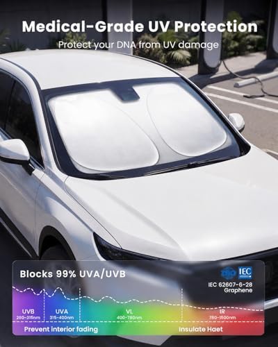 REEVAA Car Windshield Sunshade for Honda CR-V 2026 - Image 3