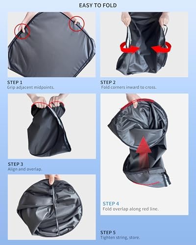 Equinox Customized Windshield Sun Shade for 2018 2019 2020 2021 2022 2023 2024 Equinox Front Window Sunshade Visor Protector Foldable Blocks UV Rays Keep Car Cooler Accessories - Image 6