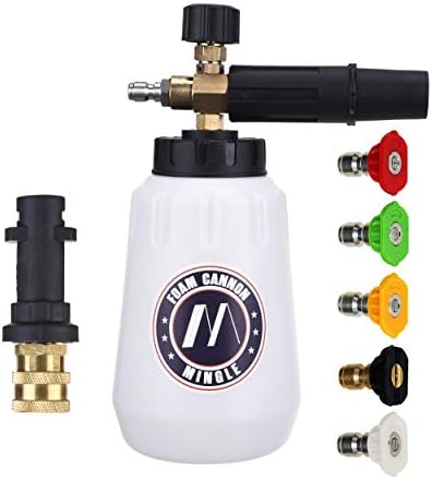 M MINGLE Foam Cannon, Compatible with Karcher K2-K7, 5 Nozzle Tips by MMINGLE
