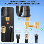 Saker Foam Cannon Dual Connector Accessory for Pressure Washer Kit - Image 4