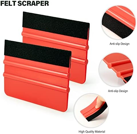 Gomake Vinyl Wrap Tool Kit Car Window Tint Installation Tools Wrapping Kit - Image 2
