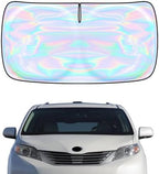 Windshield Sun Shade for Toyota Sienna 2011-2020 - 4 Layers Sunshade Compatible with Toyota Sienna Foldable Front Window Sunshade Sun Visor Protector Block UV Rays Keep Your Car Cooler Car Accessories by Unknown