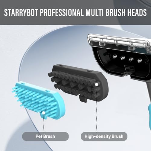 Starrybot Portable Carpet Cleaner with Steam, 18Kpa Spot Cleaner(Gray) - Image 3