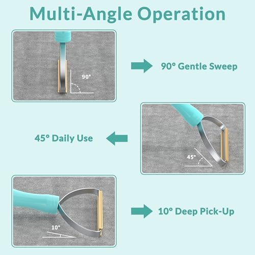 Deep Cleaner Pro Pet Hair Remover-Special Cat Hair Remover Multi Fabric Edge and Carpet Rake Scraper by LINTPLUS-Dog Hair Remover for Rugs,Couch & Pet Towers-Easy to Every Hair! - Image 6