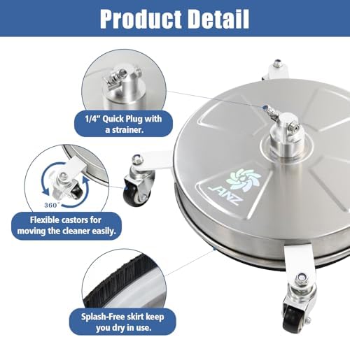 JANZ 16'' Pressure Washer Surface Cleaner - Image 3