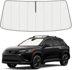 Windshield Sun Shade for Toyota Corolla Cross 2022-2026, Front Window Visor Accessories, Folding Design Blocks Heat & UV Rays Maintain Cool Interior and Save Space by Fonowka