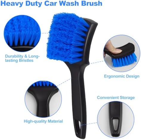 Wheel Brush, Wheel & Rim Cleaner Brush, Tire Brush, Wheel Cleaning Brush - Image 5