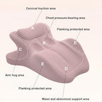 Intimacy Sweet Spot Pillow, Couples Pillow for Sleeping Ergonomic 27° Angle Memory Foam Wedge Pillow Multi-Functional Lounger Cushion for Support & Back(Blue) - Image 6