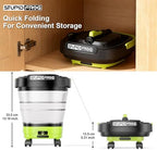 Portable Pressure Washer with 12L Foldable Large Capacity Tank - Image 6