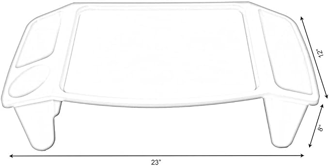 Basicwise Kids Lap Desk Tray, Portable Activity Table, Green, Set of 12 - Image 4