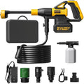 Cordless Pressure Washer Battery Powered, Handheld Cordless Power Washer (GlowYellow-Black) by Unknown