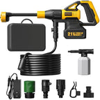 Cordless Pressure Washer Battery Powered, Handheld Cordless Power Washer (GlowYellow-Black) by Unknown