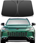 Windshield Sun Shade for 2026 Toyota RAV4 Hybrid Sunshade 240T Reflective Fabric 4-Layer Design Front Window Blocks UV Rays and Heat Automotive Interior Protector Keep Your Car Cooler by Unknown