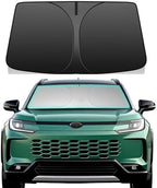 Windshield Sun Shade for 2026 Toyota RAV4 Hybrid Sunshade 240T Reflective Fabric 4-Layer Design Front Window Blocks UV Rays and Heat Automotive Interior Protector Keep Your Car Cooler by Unknown