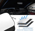 Foldable Front Windshield Sunshade fit for Honda Civic 2022-2024 - Image 5