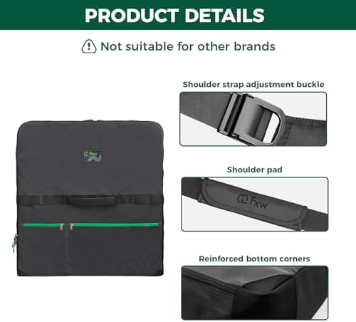 FXW Dog Playpen Storage Bag, Designed for RV Trips, Black, 1 Pack | Fits FXW Pens Only(24" H 8 Panels & 9 Stakes), Comfortable Carry, Neat Storage, Wear-Resistant, Patented - Image 4
