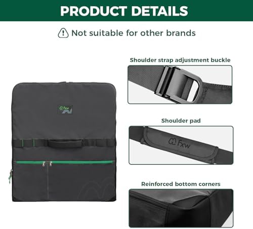 FXW Dog Playpen Storage Bag, Designed for RV Trips, Black, 1 Pack | Fits FXW Pens Only(32" H 8 Panels & 9 Stakes), Comfortable Carry, Neat Storage, Wear-Resistant, Patented - Image 4