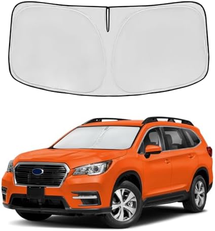 Windshield Sun Shade for Subaru Forester Accessories 2019-2025 2026 Front Window Shade Custom Fit Forester Crossover, Base, Premium, Sport, Limited Sun Visor Foldable Shade Blocks UV Rays Accessories by AuyNeas