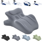 Sweet Spot Pillow (Chiro Monk Couple Pillow): 27° Ergonomic Contoured, Multi-Functional Memory Foam Lounger Cushion Back Support,Gray by Miluqike