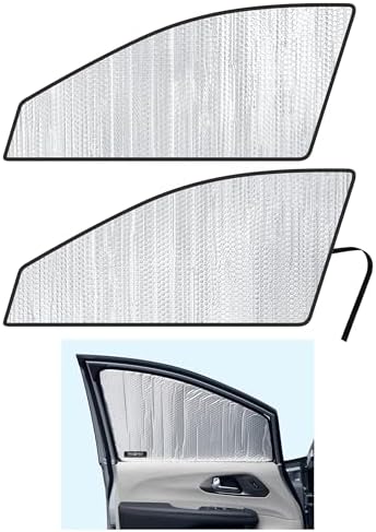Front Side Sunshade (2PCS) Custom for 2017-2026 Chrysler Pacifica Minivan by YelloProAutomotive