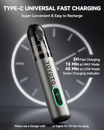 Car Vacuum Rechargeable 21000Pa Powerful Suction Handheld Vacuum Cordless - Image 4