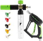 Tool Daily Pressure Washer Short Gun with Mini Foam Cannon for Car Wash by ToolDaily