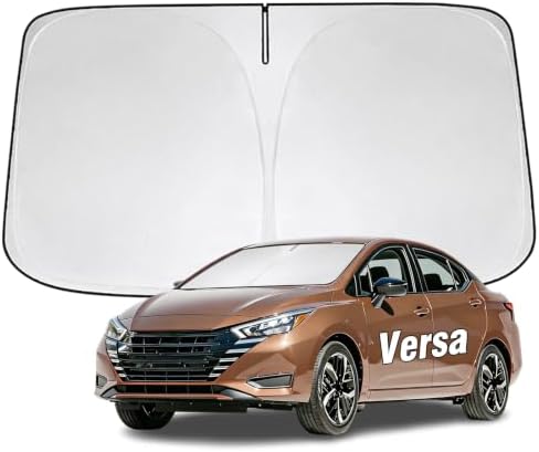 Windshield Sun Shade for Nissan Versa 2020-2026 Sunshade by YIZHUOMY