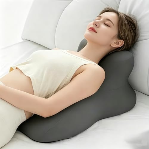Ergonomic lovers' memory foam wedge pillow-intimate hip positioning pad promotes hips, allows adults to play more deeply, provides support for sleep and prevents snoring-luxury fabric (Blue) - Image 2
