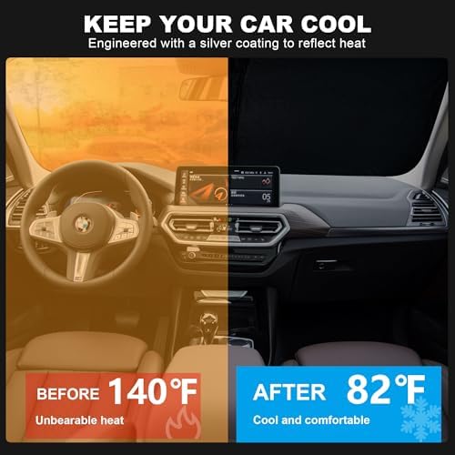 Foldable Front Windshield Sunshade fit for BMW X3 2018-2026 - Image 2
